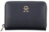 Tommy Hilfiger Equestrian Geldb&ouml;rse, Damen-Geldb&ouml;rse Blau mit Rei&szlig;verschluss und