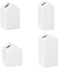 R&auml;der Design Dekovase Gartenh&auml;uschen 4er Set