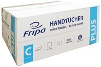 Fripa Papierhandtuch Papierhandt&uuml;cher 1-lagig C-Falz 25 x 33cm natur