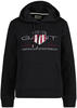 Gant Sweater Damen Sweatshirt - REGULAR ARCHIVE SHIELD HOODIE schwarz