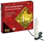 Idena LED-Lichterkette Idena 38192 - LED Kerzen Lichterkette mit 30 LEDs in