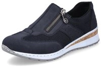 Rieker Slip-On Sneaker Slipper, Schlupfschuh, Freizeitschuh im Materialmix