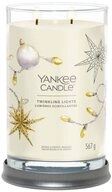 Yankee Candle Duftkerze gro&szlig;e Twinkling Lights Kerze 567g Mandel, Pfirsich,...