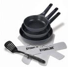 STONELINE Pfannen-Set, Aluminiumguss (3-tlg)