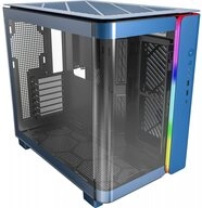 MONTECH PC-Geh&auml;use Montech KING 95 Tower-Geh&auml;use in Blau mit Glas.