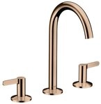 hansgrohe Waschtischarmatur Axor One 170 3-Loch mit Push-Open Ablaufgarnitur