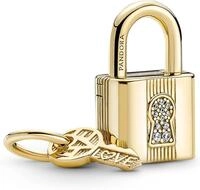 Pandora Kettenanh&auml;nger Pandora Vorh&auml;ngeschloss & Schl&uuml;ssel Charm-Anh&auml;nger