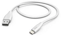 Hama Ladekabel, USB A auf USB C, 1,5 m, Wei&szlig; USB-Kabel, USB Typ A, USB-C, (150 cm)