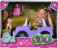 SIMBA Anziehpuppe Simba Evi Love Safari Puppe mit Jeep