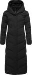 Steppmantel RAGWEAR "Steppmantel Natalka Extralong", Damen, Gr. S, schwarz,