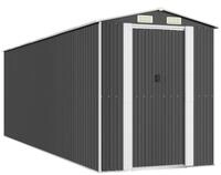 vidaXL Ger&auml;tehaus, Ger&auml;teschuppen Anthrazit 192x606x223 cm Verzinkter Stahl