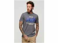 Superdry T-Shirt CLASSIC VL HERITAGE T SHIRT, blau