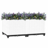 vidaXL Hochbeet, Kr&auml;uterhochbeet 80x40x38 cm Polypropylen