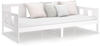 vidaXL Bett Tagesbett Weiß Massivholz Kiefer 90x190 cm weiß 190 cm x 90 cm