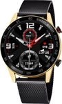 Lotus Multifunktionsuhr Lotus Herrenuhr Edelstahl schwarz Lotus, (Multifunktionsuhr),