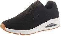 Sneaker SKECHERS "Uno - Stand on Air", Herren, Gr. 43, schwarz-wei&szlig; (schwarz,