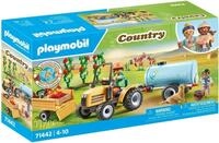 Playmobil&reg; PLAYMOBIL &reg; 71442 Traktor mit Anh&auml;nger und Wass Spielbausteine