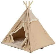 TRIXIE Tierh&ouml;hle Tipi Boho - beige - 55 &times; 65 &times; 55 cm