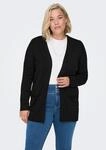 Strickjacke ONLY CARMAKOMA "CARESLY L/S OPEN CARDIGAN NOOS KNT", Damen, Gr. S,