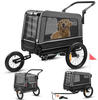VESKA Hundetransporter für Hunde bis 40kg grau