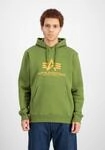 Hoodie ALPHA INDUSTRIES "Basic Hoodie BL", Herren, Gr. XS, gr&uuml;n (moss gr&uuml;n),