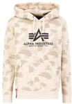 Hoodie ALPHA INDUSTRIES "Basic Hoodie BL Camo", Herren, Gr. S, beige (sand camo),