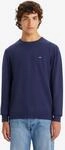Rundhalspullover LEVI'S "LIGHTWEIGHT HM SWEATER", Herren, Gr. M, blau (naval blau),
