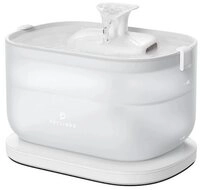 Petlibro Trinkbrunnen Dockstream 2.5 l, 2,5 Liter, kabellose Pumpe, wei&szlig;