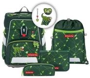 Step by Step Schulranzen Schulranzen-Set SPACE SHINE Dino Night Tyro 5-teilig