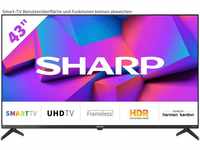 Sharp 4T-C43FK_ LED-Fernseher (108 cm/43 Zoll, 4K Ultra HD, Smart-TV)