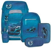 Beckmann Schulranzen Classic (6tlg., inkl. Sportrucksack, Federm&auml;ppchen,