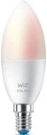 WiZ LED-Leuchtmittel White&Color 40W E14 Kerzenform Tunable matt Doppelpack,...