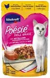 Vitakraft Po&eacute;sie D&eacute;liSauce H&uuml;hnchenfilet 85 g, Nassfutter f&uuml;r: Katze