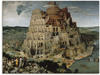 Artland Wandbild Der Turmbau von Babel. 1563, Gebäude (1 St), als Leinwandbild,