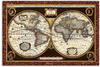 Artland Wandbild Weltkarte, Landkarten (1 St), als Alubild, Outdoorbild,
