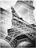 Artland Wandbild Der doppelte Eiffelturm, Gebäude (1 St), als Alubild,...