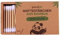 pandoo Ohrenreiniger Plastikfreie Wattest&auml;bchen aus Bambus und Bio-Baumwolle,