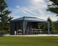 Palram - Canopia Pavillonseitenteil Vorhang-Set Dallas Garden Gazebo, 507x212...