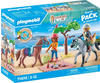 Playmobil® Konstruktions-Spielset Reitausflug an den Strand (71470), Horses of