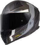LS2 Motorradhelm FF811 Vector II Carbon Grid Helm, Notfallsystem-polsterung