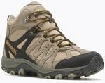 Wanderschuh MERRELL "ACCENTOR 3 MID WP", Herren, Gr. 47, atmungsaktiv, braun (pecan),