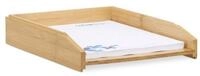 relaxdays Briefablage Dokumentenablage stapelbar aus Bambus (1-St)