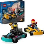 LEGO&reg; Go-Karts mit Rennfahrern (60400), LEGO City Konstruktionsspielsteine,...