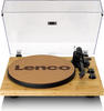 Lenco LBT-335BA Plattenspieler (elektrisch, Bluetooth®, Ortofon 2M Red und...