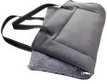 Nobby Tierdecke Matte/Tasche eckig Shanta grau f&uuml;r Hunde grau 40 cm x 60 cm