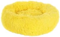 Flamingo Tierbett Hundebett Krems rund gelb