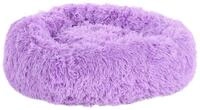 Flamingo Tierbett Hundebett Krems rund violett