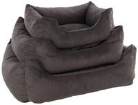 Flamingo Tierbett Hundebett Celeste rechteckig grau