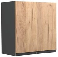 Vicco H&auml;ngeschrank R-Line, Goldkraft Eiche/Anthrazit, 60 cm J-Shape (1-St)