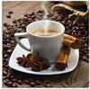 Artland Wandbild Kaffeetasse Leinensack mit Kaffeebohnen, Getränke (1 St), als